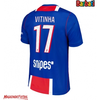 Paris Saint-Germain Vitinha #17 Tricou Fotbal Replică 2026-27 Barbati Acasa